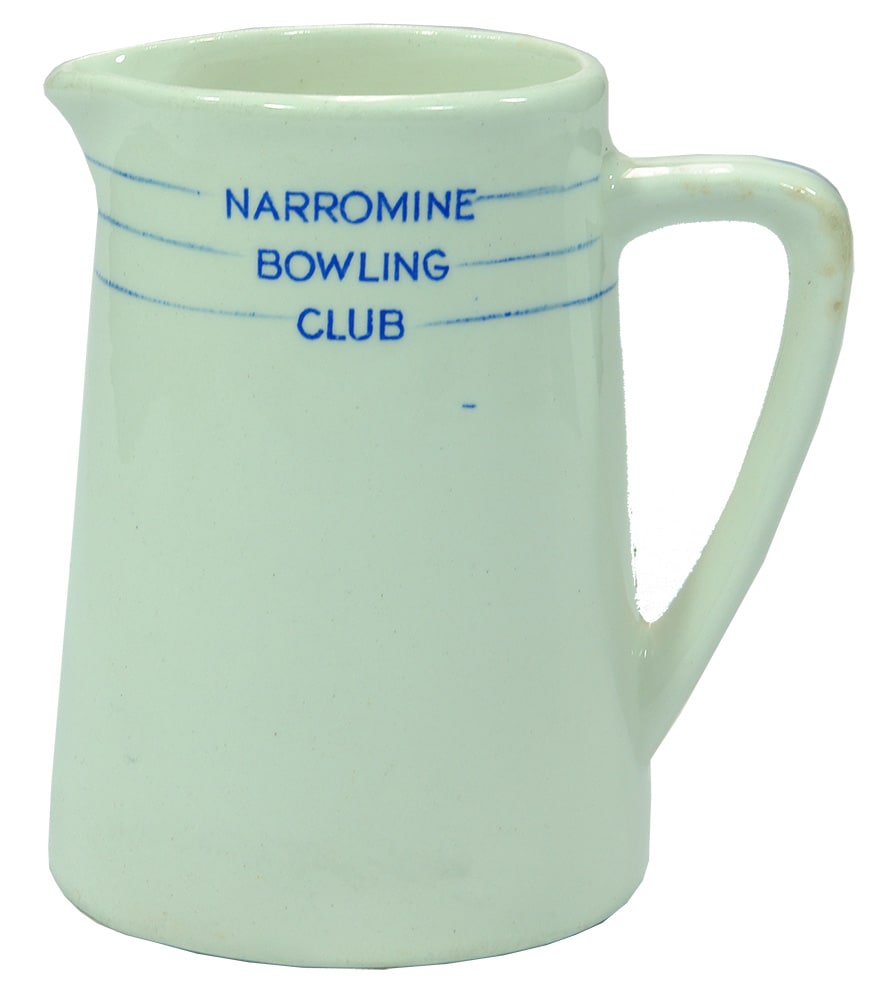 Narromine Bowling Club Milk Jug