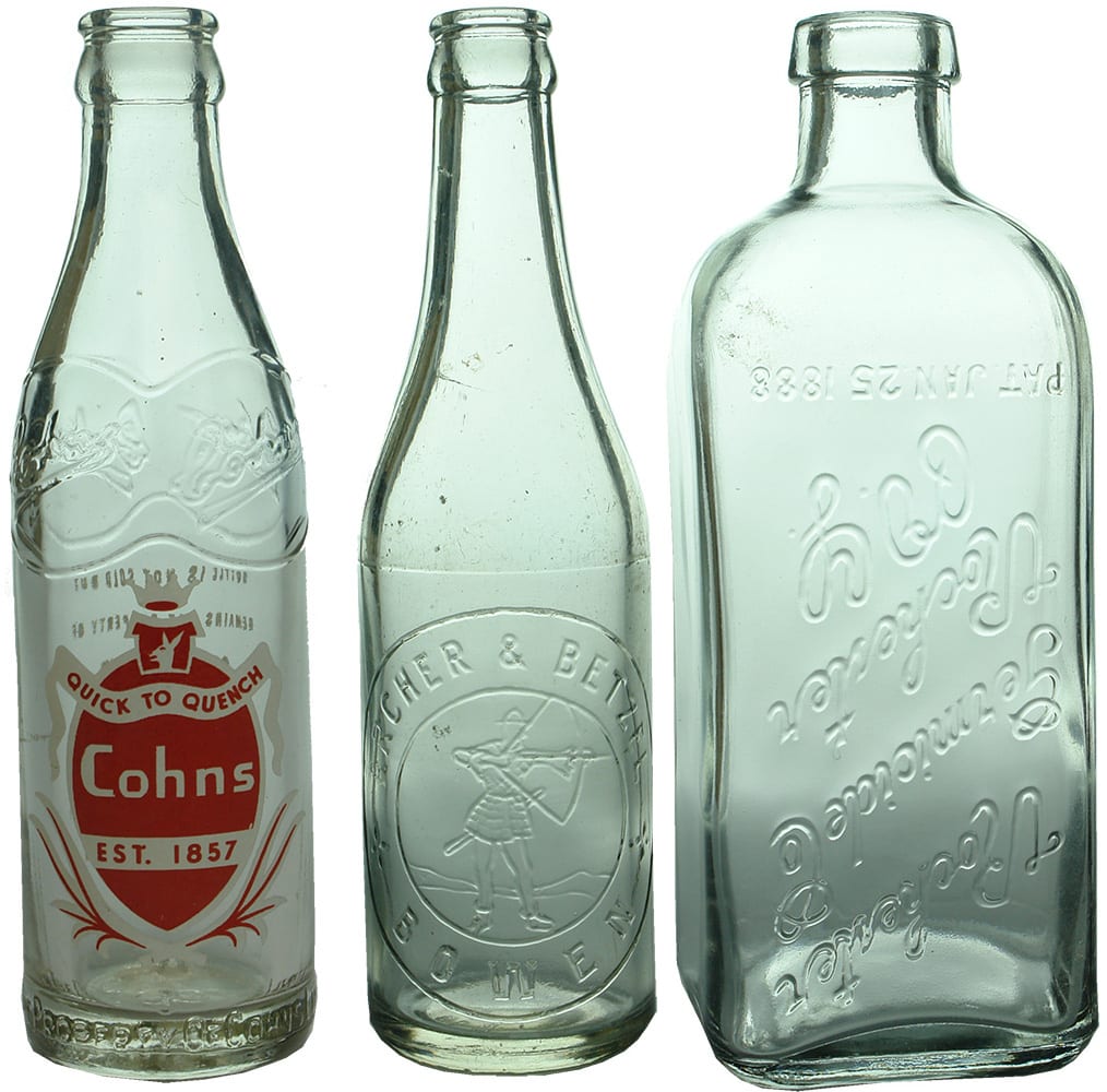 Collection Vintage Old Bottles