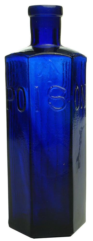 Poison Arrow Admiralty Cobalt Blue Bottle