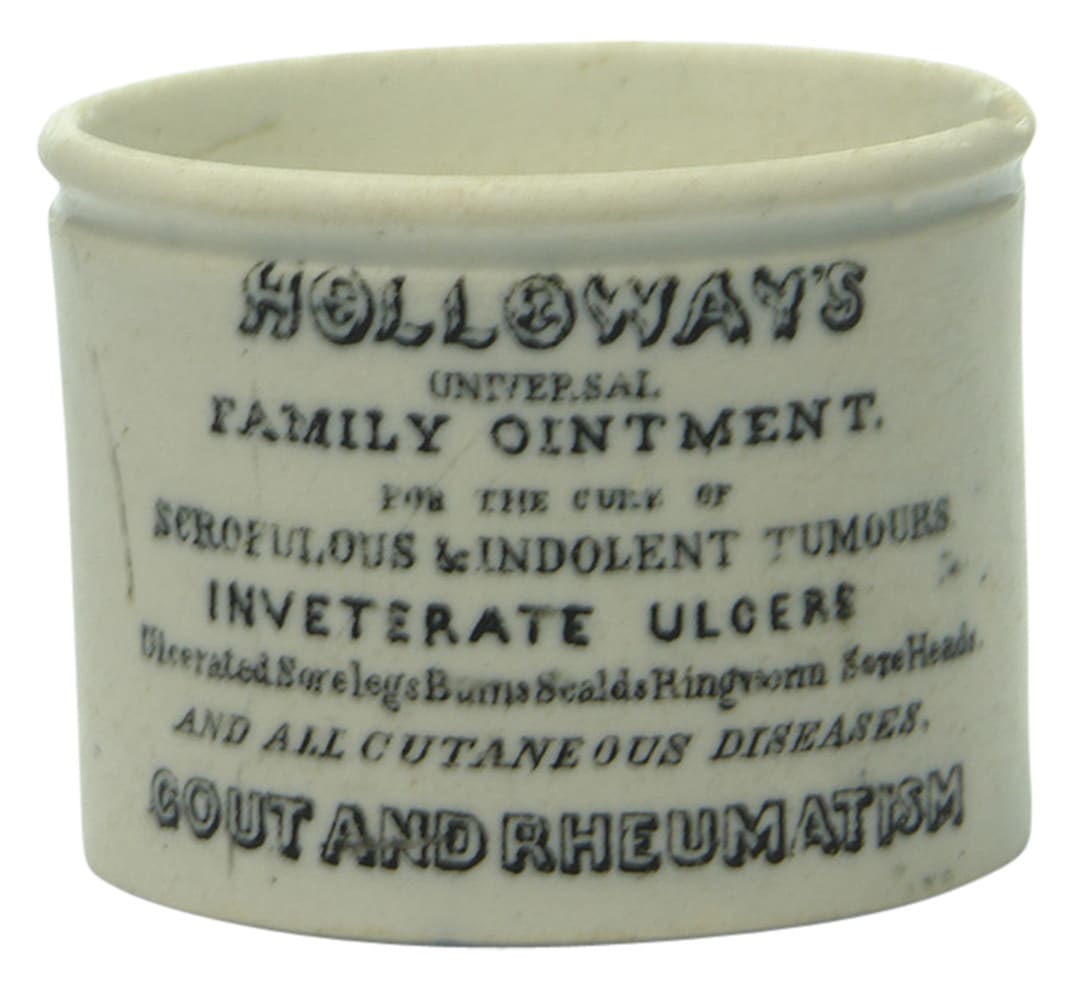 Holloways Family Ointment Antique Pot