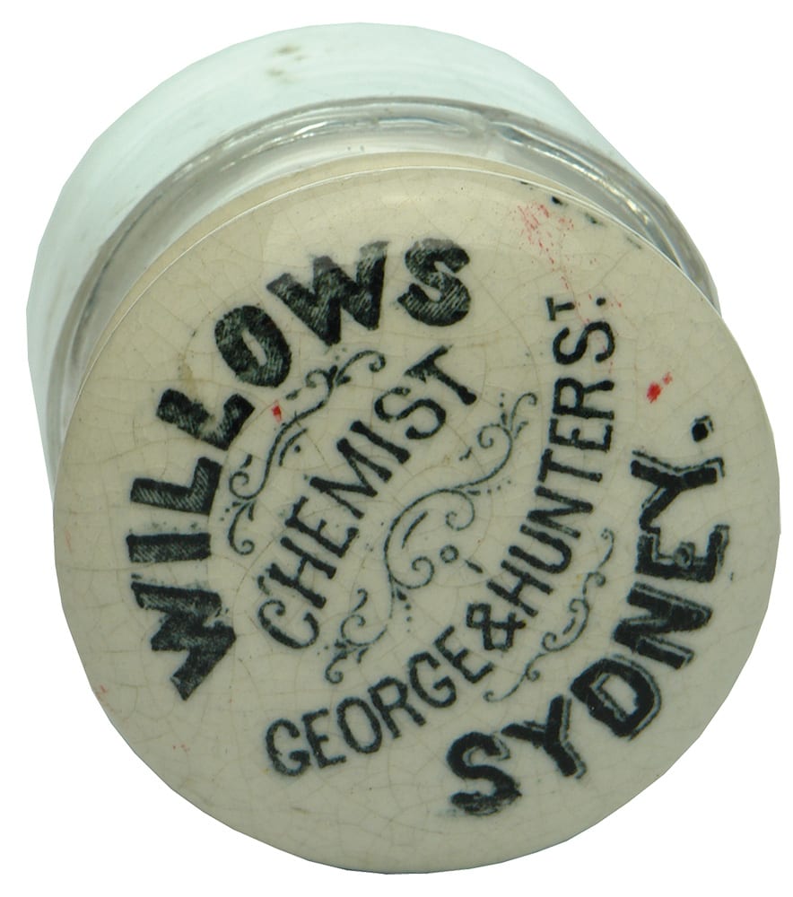 Willows Chemist Sydney Ceramic Pot Cap