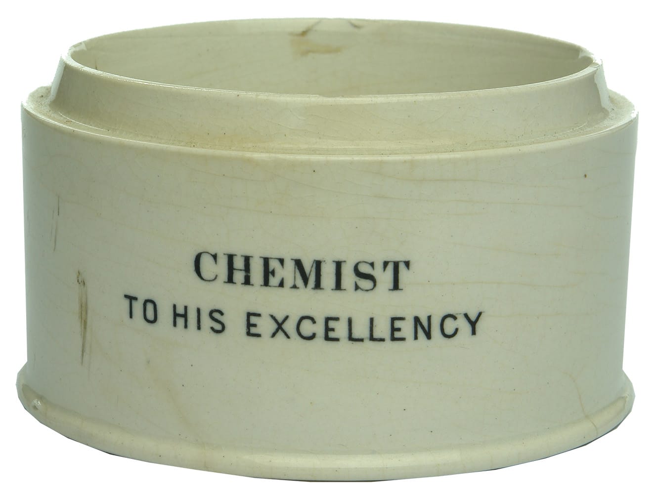 Chemist Excellency Ceramic Ointment Pot
