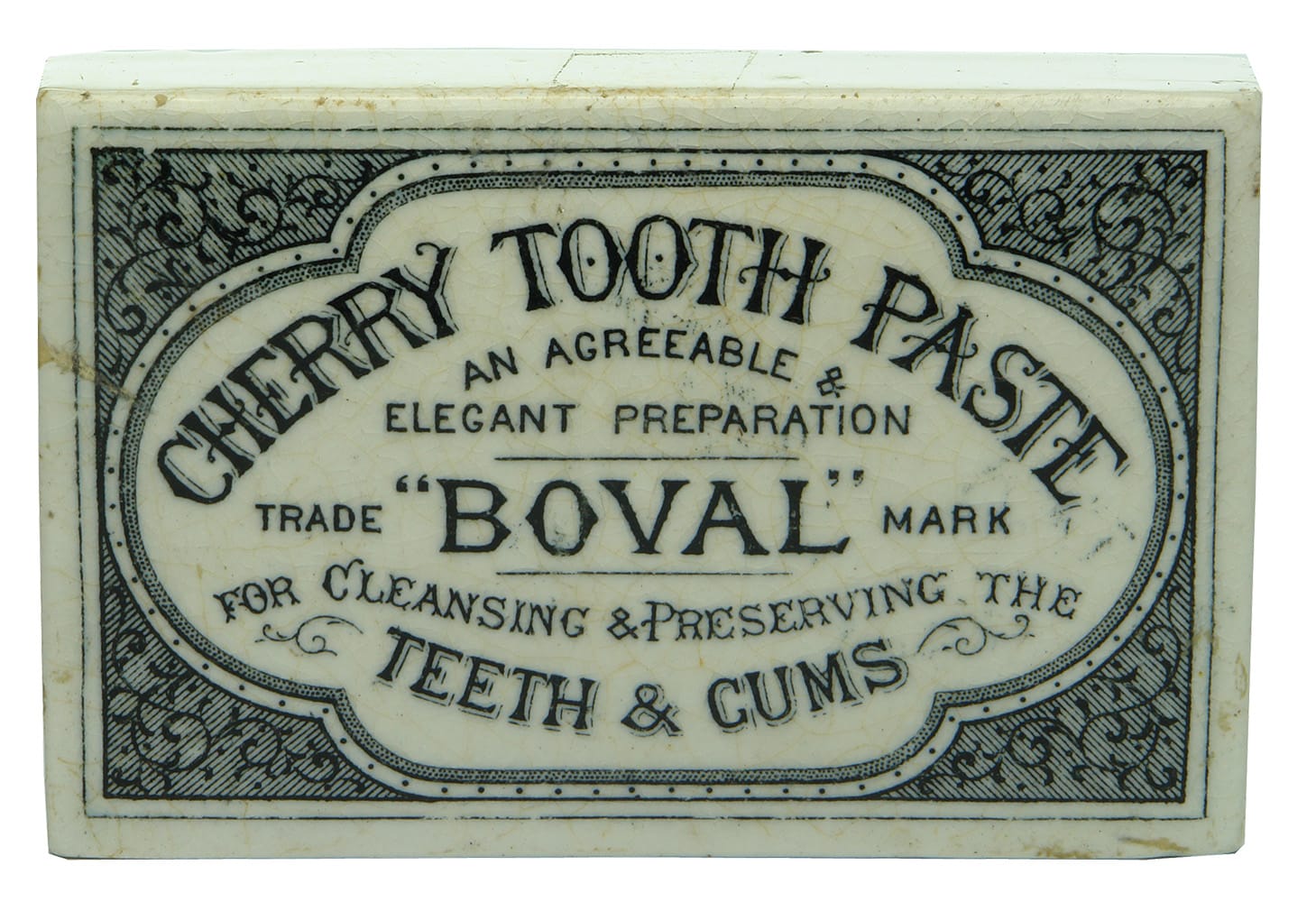Boval Cherry Tooth Paste Pot Lid