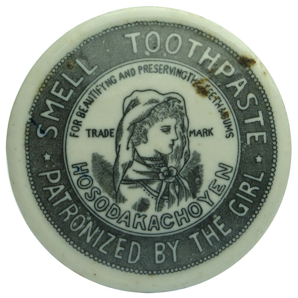 Smell Toothpaste Girl Old Pot Lid