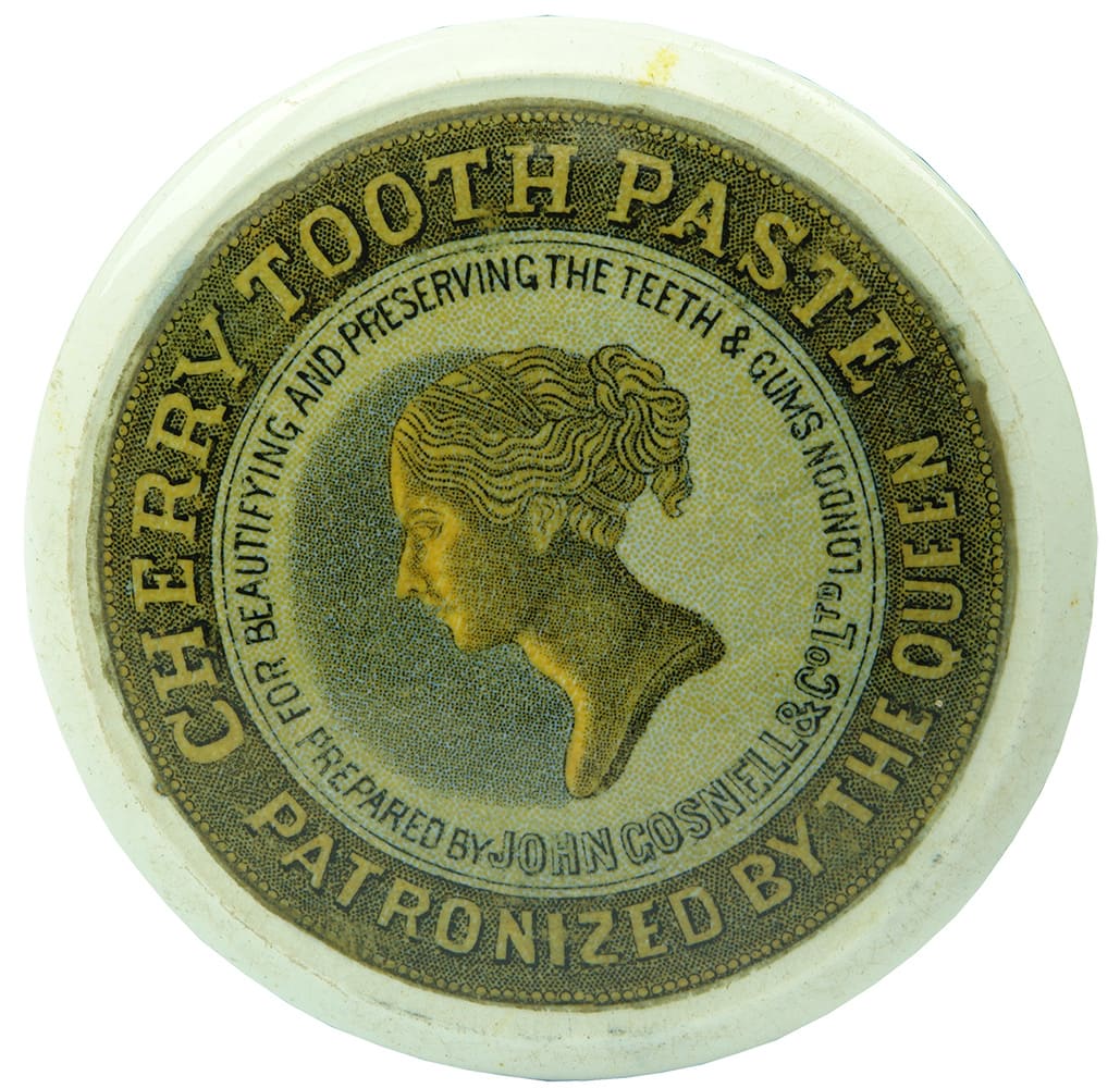 Queens Head Gosnell Tooth Paste Pot Lid