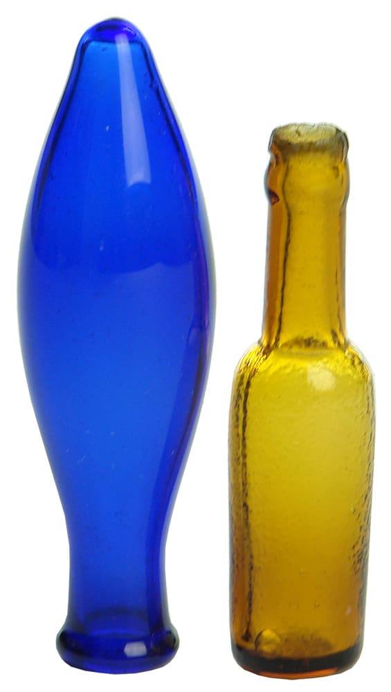 Old Miniature Glass Bottles