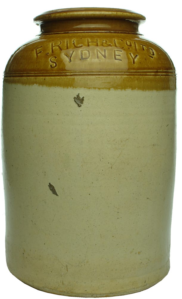 Rich Sydney Stoneware Storage Pickles Jar