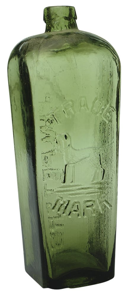 Peters Hunting Dog Gin Bottle