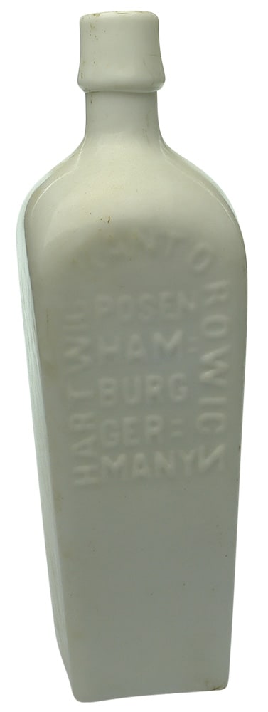 Hartwig Kantorowicz Posen Hamburg Bitters Bottle