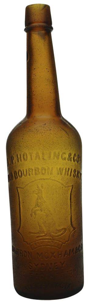 Hotaling Kangaroo Barron Moxham Sydney Bottle