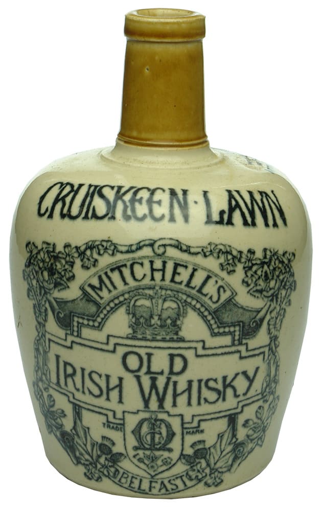 Cruskeen Lawn Mitchell's Irish Whisky Stone Jug
