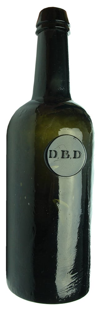 DBD Sealed Antique Wine Bottle