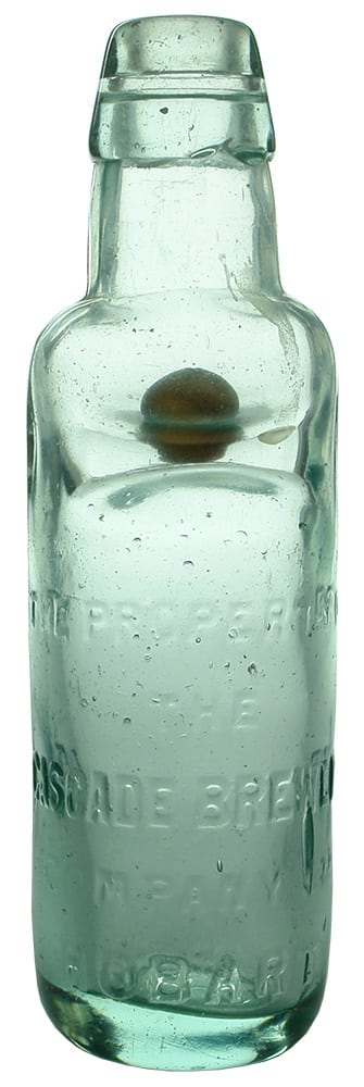 Cascade Brewery Amber Glass Marble Bottle