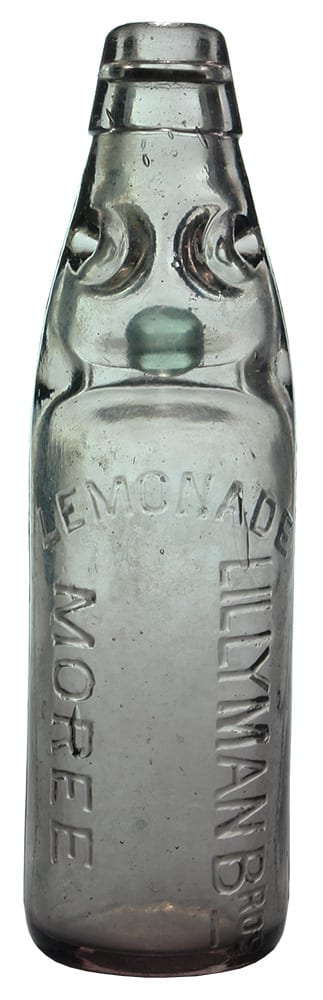 Lillyman Moree Lemonade Vintage Codd Bottle