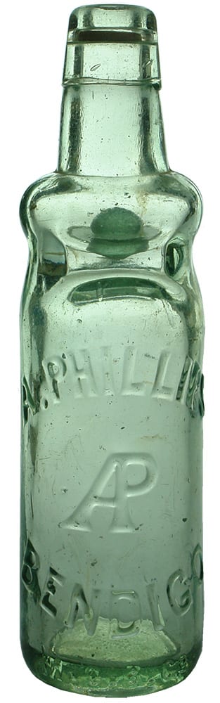 Phillips Bendigo Old Codd Marble Bottle