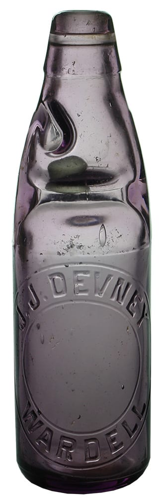 Devney Wardell Purple Codd Marble Bottle