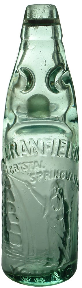 Cranfield's Crystal Spring Water Young Codd Bottle