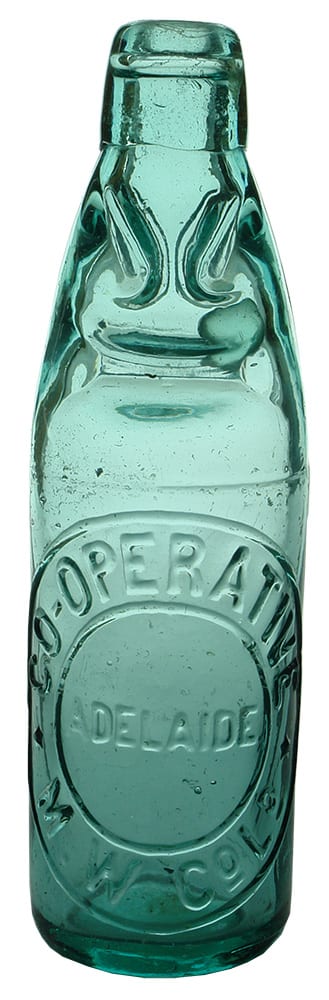 Co-operative Mineral Water Adelaide Codd Bottle