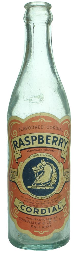 Goodfellow Ballarat Raspberry Labelled Bottle