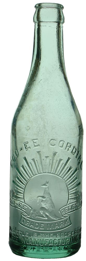 Cooee Cordial Brisbane Kangaroo Crown Seal Bottle