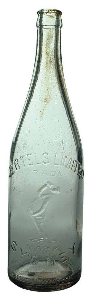 Oertel's Limited Man Drinking Sydney Bottle