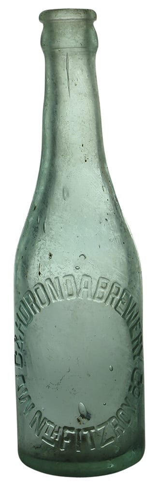 Horonda Brewery North Fitzroy Crown Seal Bottle