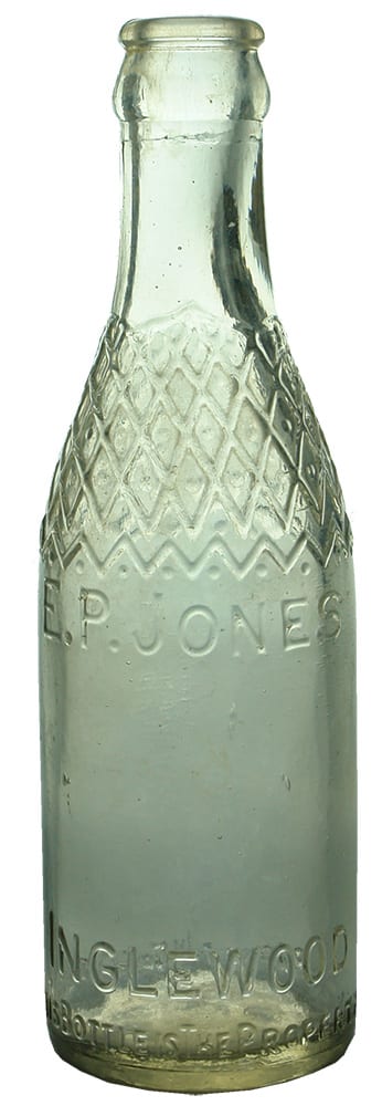Jones Inglewood Crown Seal Soft Drink Bottle