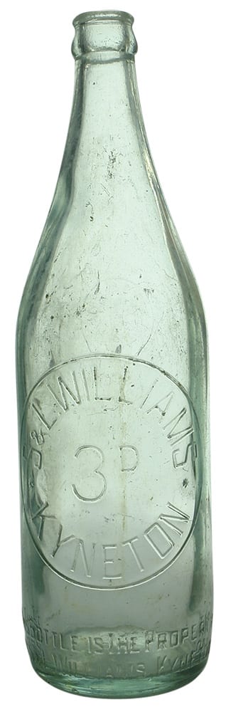 Williams Kyneton Crown Seal Soft Drink Bottle