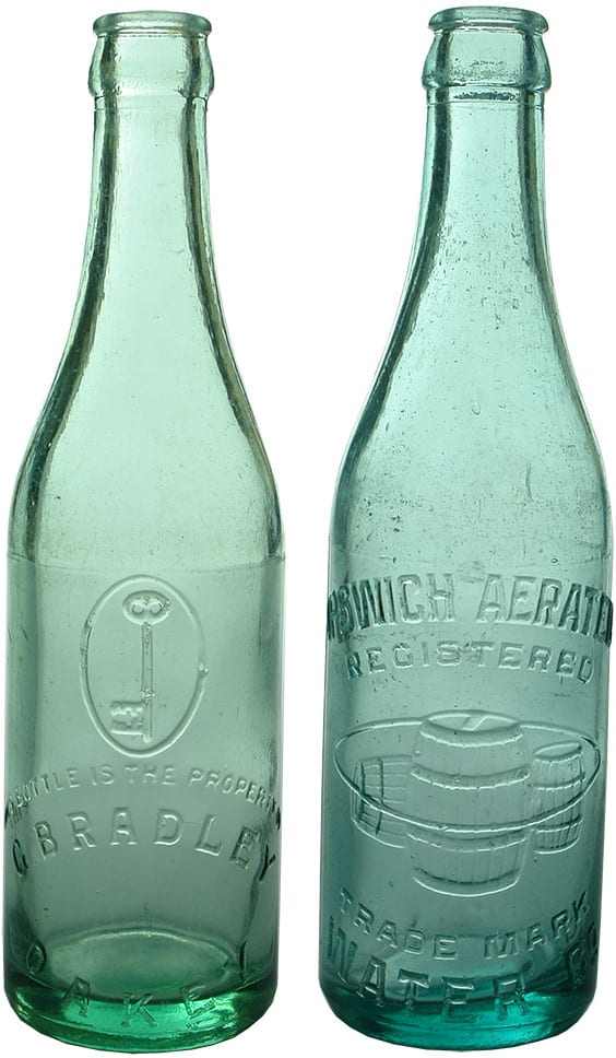 Collection Vintage Crown Seal Soft Drink Bottles