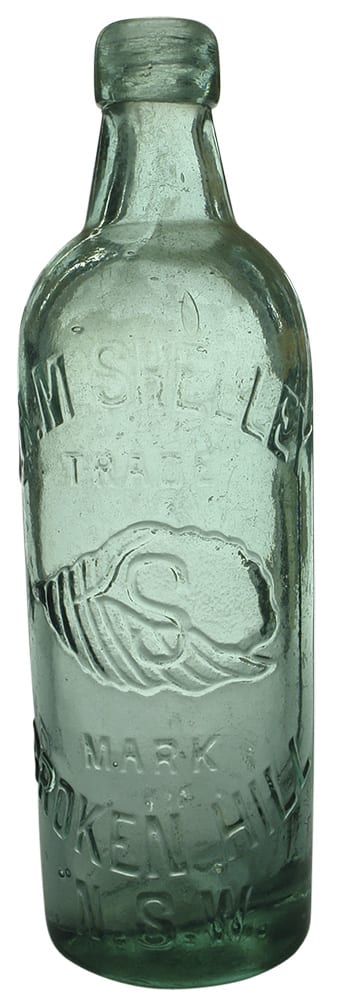 Shelley Broken Hill Screw Thread Bottle
