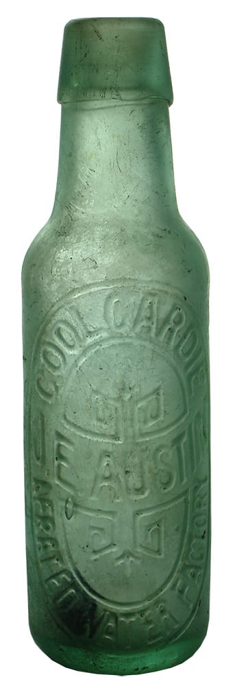 Coolgardie Austin Aerated Water Factory Bottle