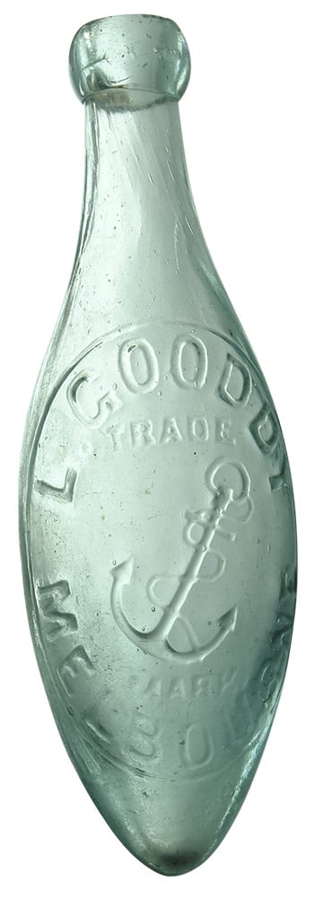 Gooddy Carlton Anchor Torpedo Soda Bottle