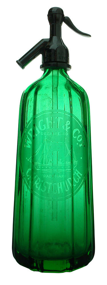 Wright Christchurch Vintage Green Soda Syphon