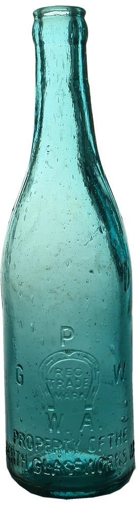 Perth Glassworks Horseshoe Crown Seal Bottle