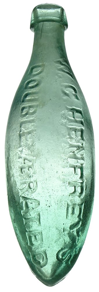 Henfrey's Double Aerated Soda Water Sydney Bottle