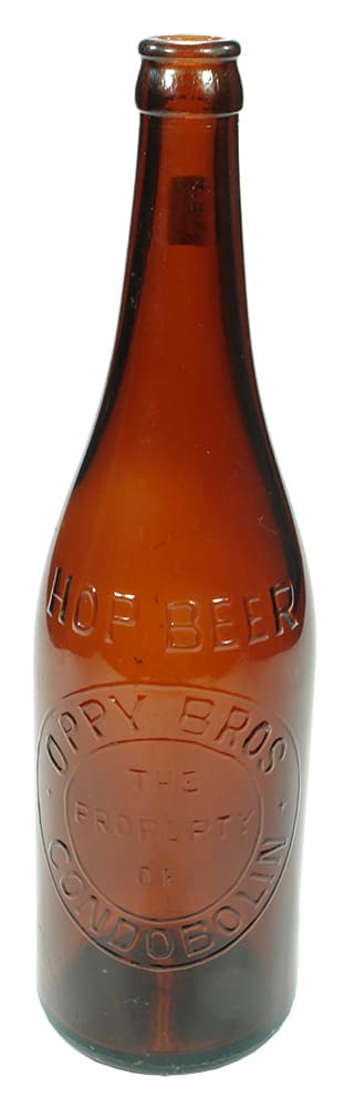 Oppy Bros Condobolin Hop Beer Vintage Bottle