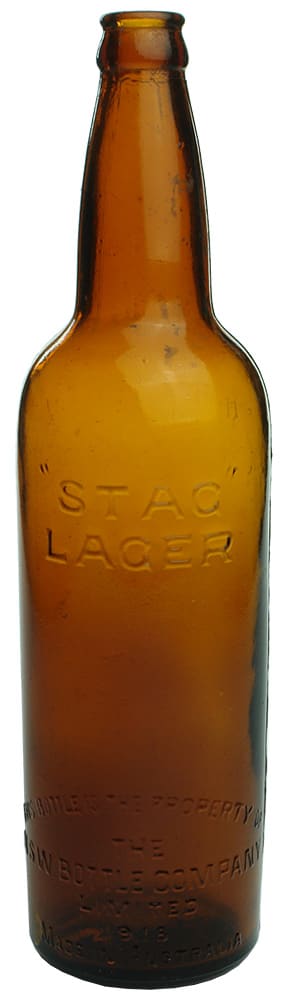 Stag Lager NSW Bottle Company Beer
