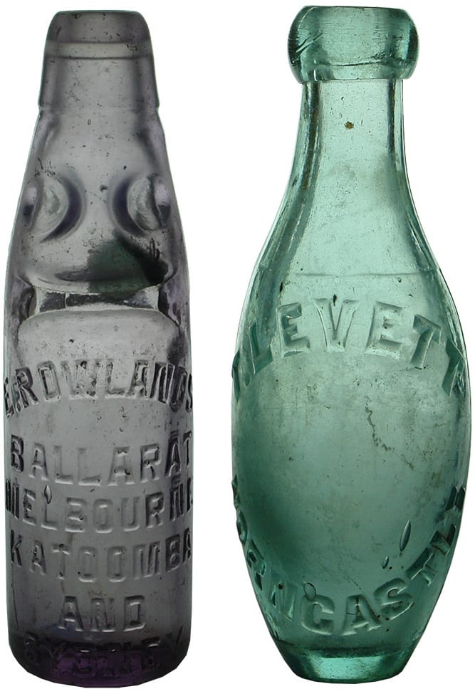 Collection Soda Water Antique Bottles