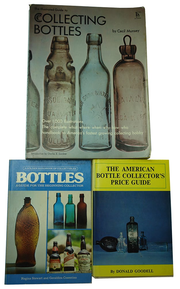 Antique Bottle Reference Collectable Books