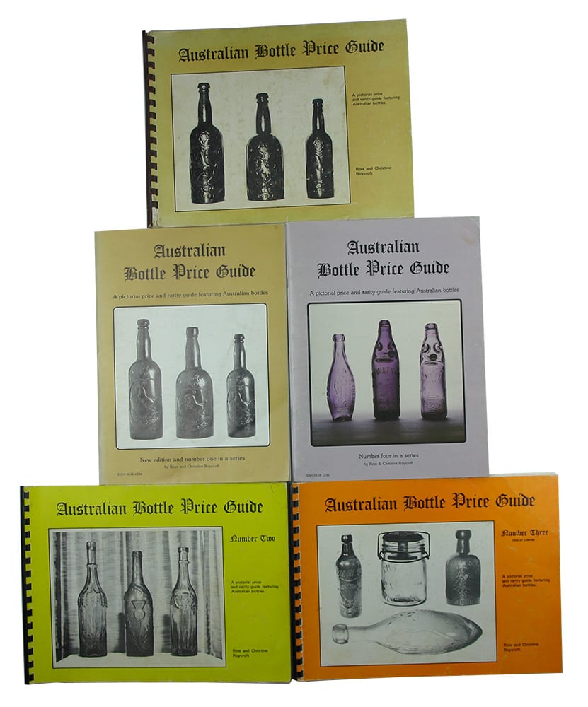 Antique Bottle Reference Collectable Books