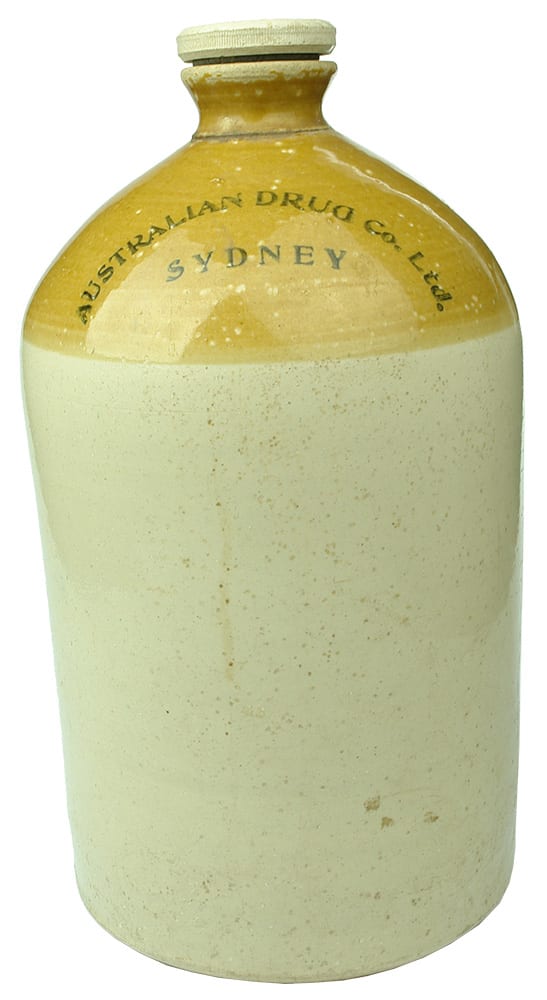 Australian Drug Sydney Fowler Impressed Demijohn