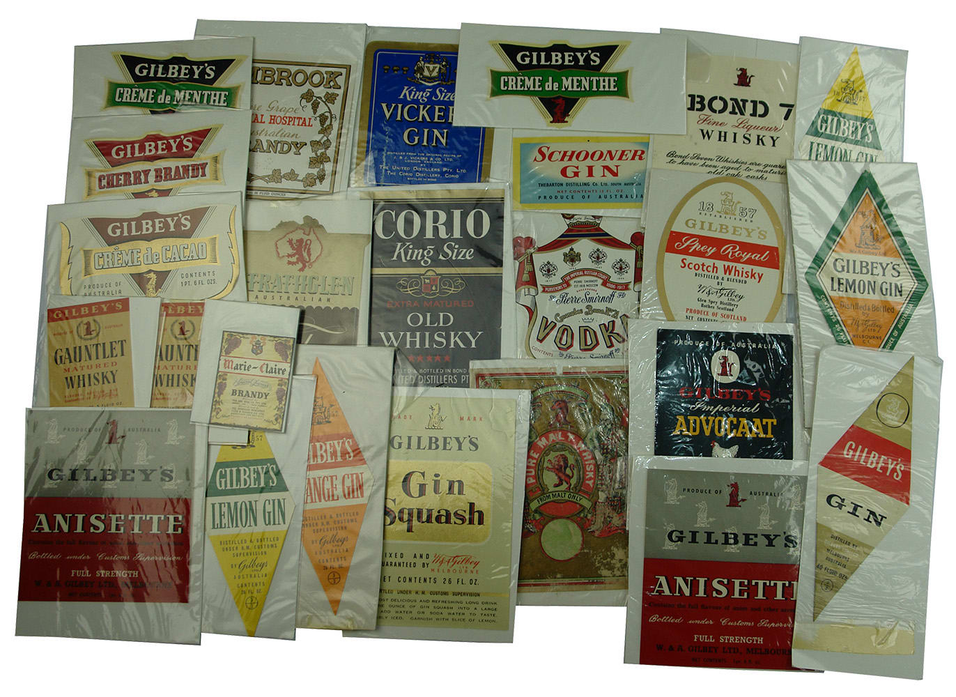 Collection Vintage Labels