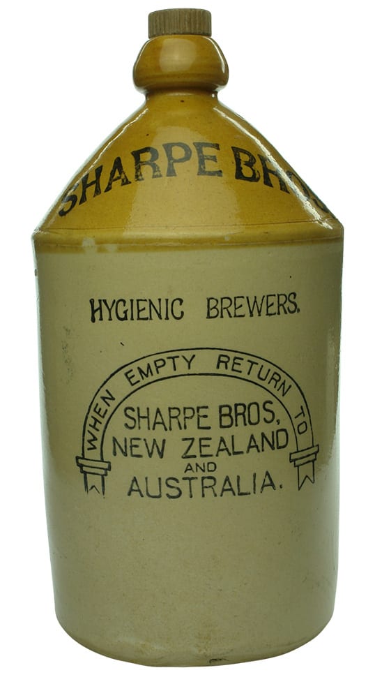 Sharpe Bros Australia New Zealand Stoneware Demijohn