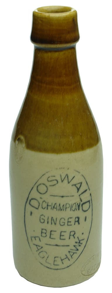 Oswald Champion Ginger Beer Eaglehawk Bottle