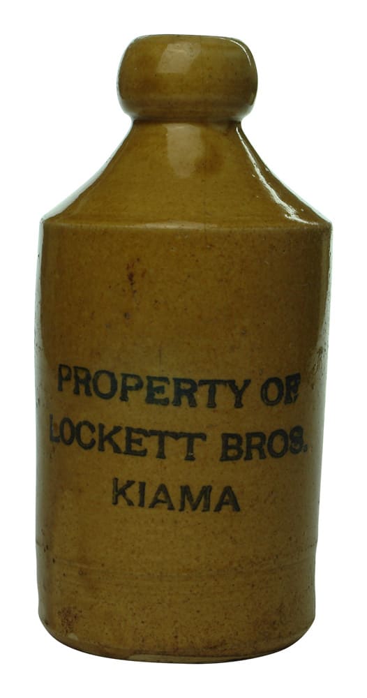 Property Lockett Bros Kiama Stoneware Bottle