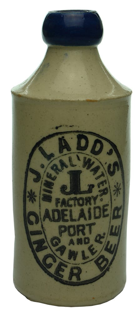 Ladd's Factory Adelaide Port Gawler Stone Bottle