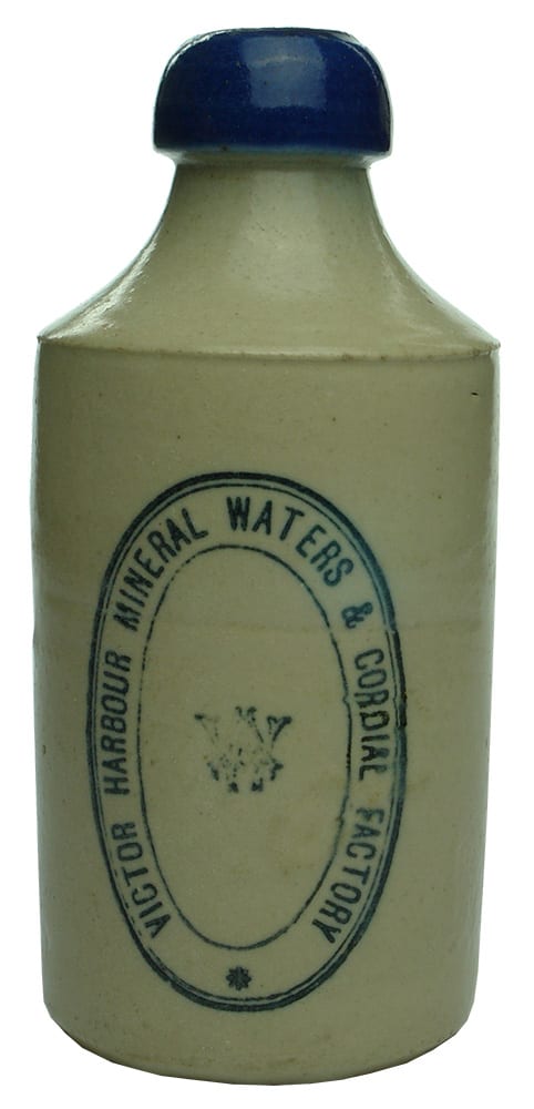 Victor Harbour Mineral Waters Stoneware Bottle