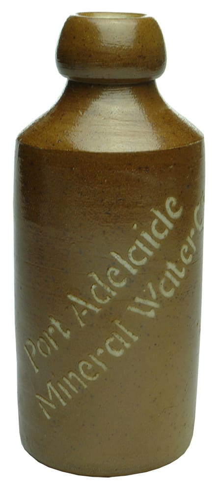 Port Adelaide Mineral Waters Stoneware Bottle