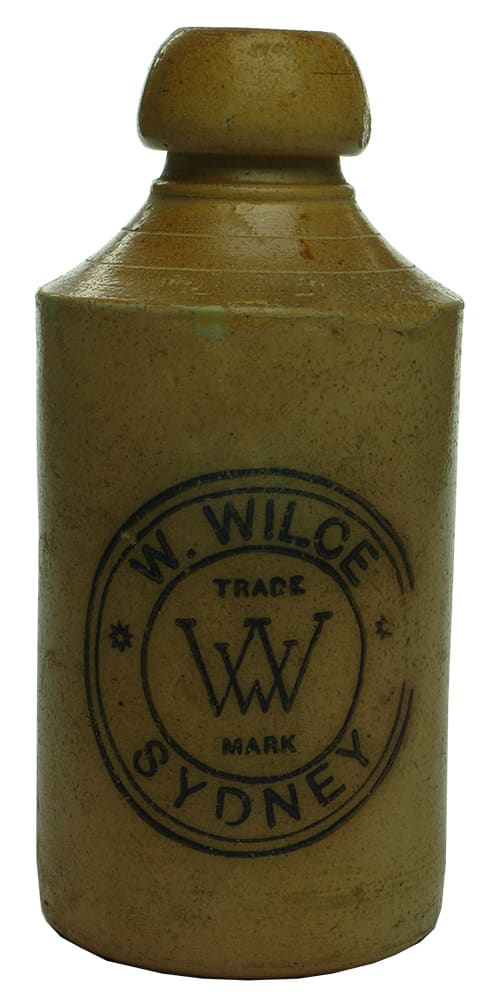 Wilce Sydney Stoneware Ginger Beer Bottle