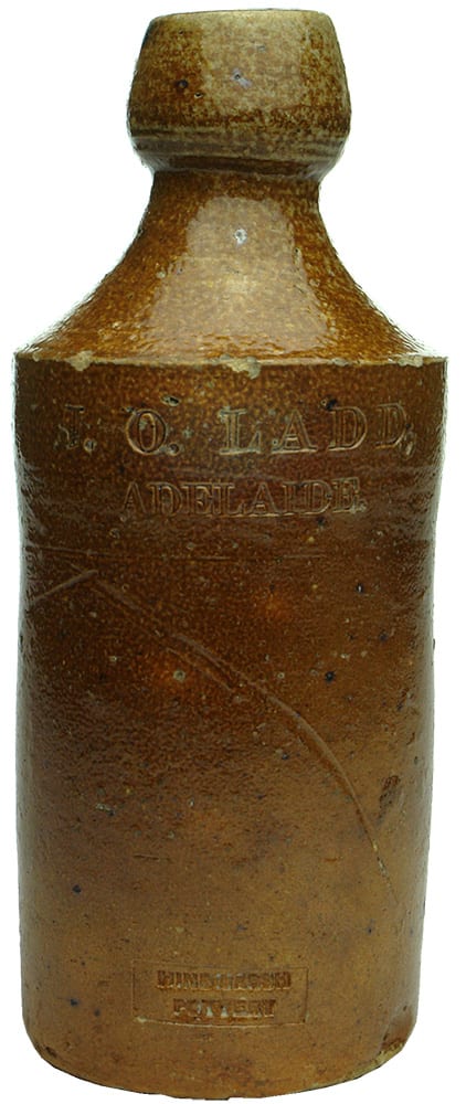 Ladd Adelaide Hindmarsh Pottery Stoneware Bottle